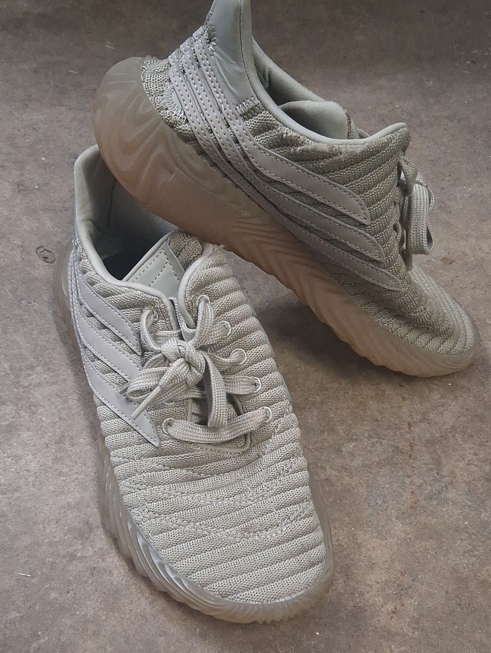NWOT Mens Adidas Sobakov Sesame Sneakers
